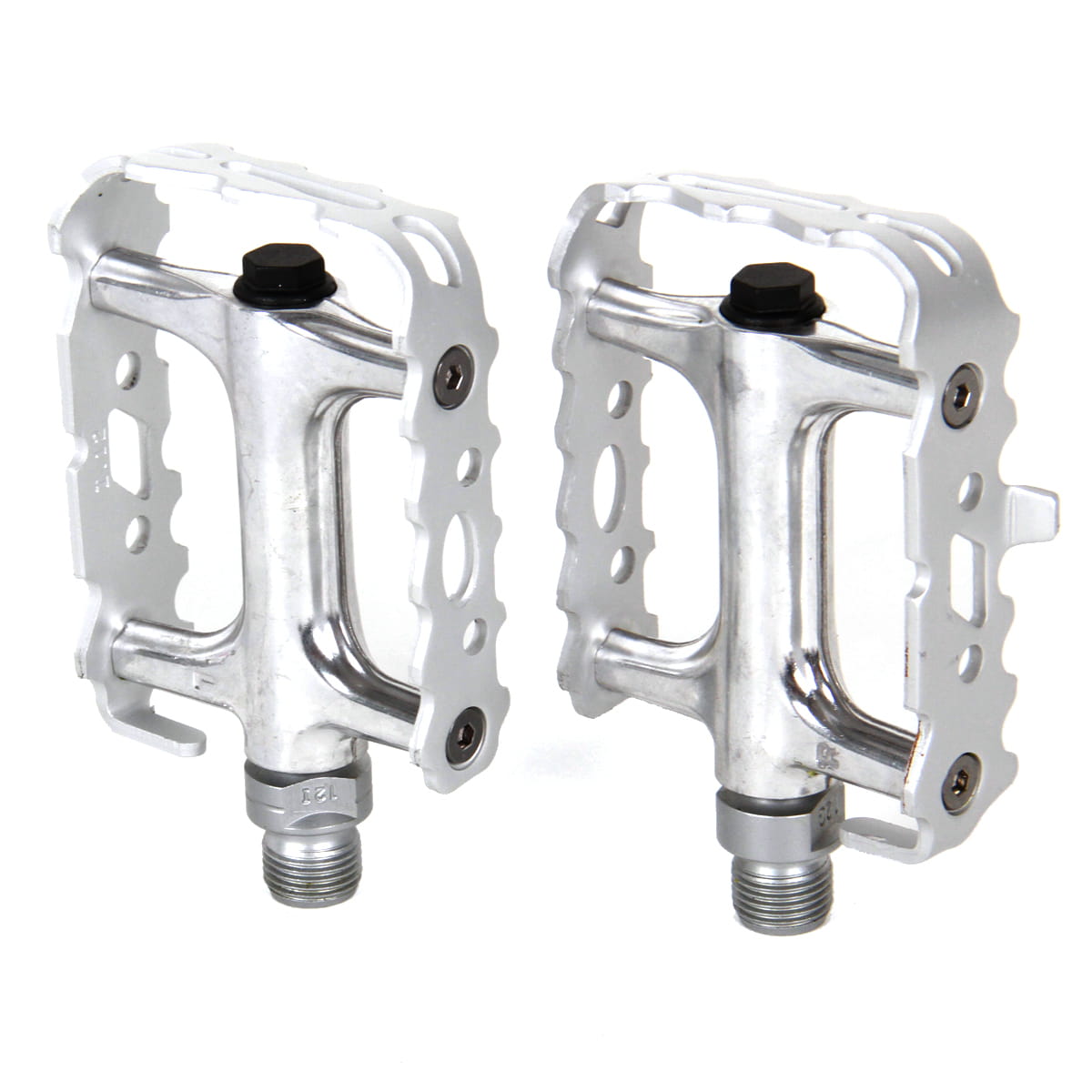 silver mtb pedals