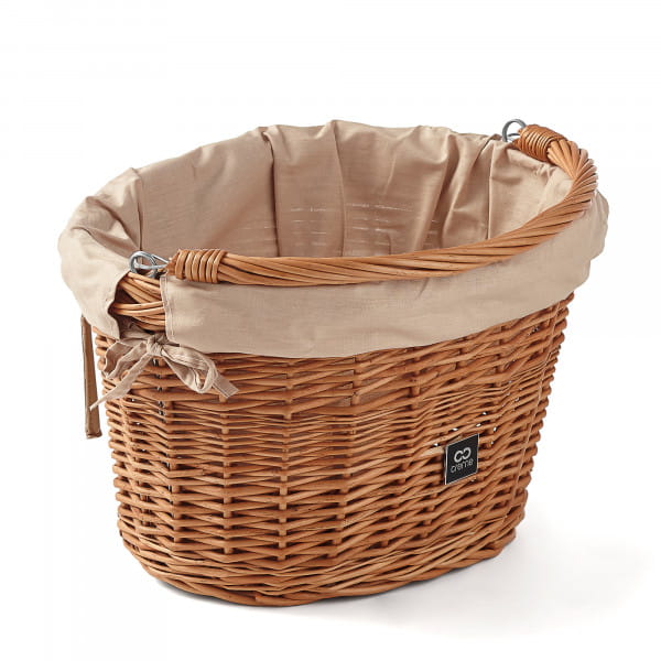 small wicker bike basket