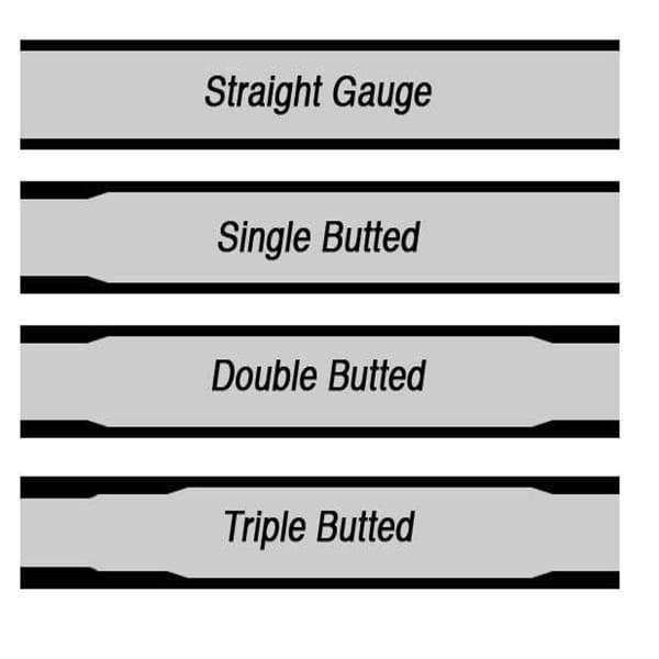 triple butted tubing