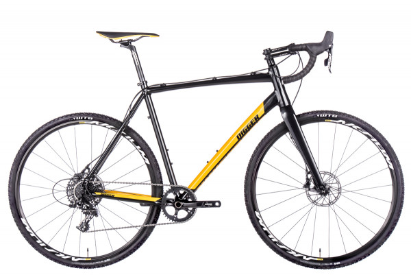 yellow gravel bike