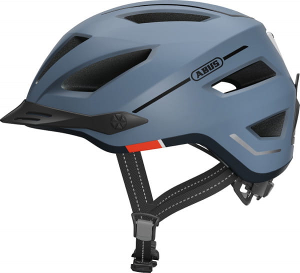 abus bike helmet with light