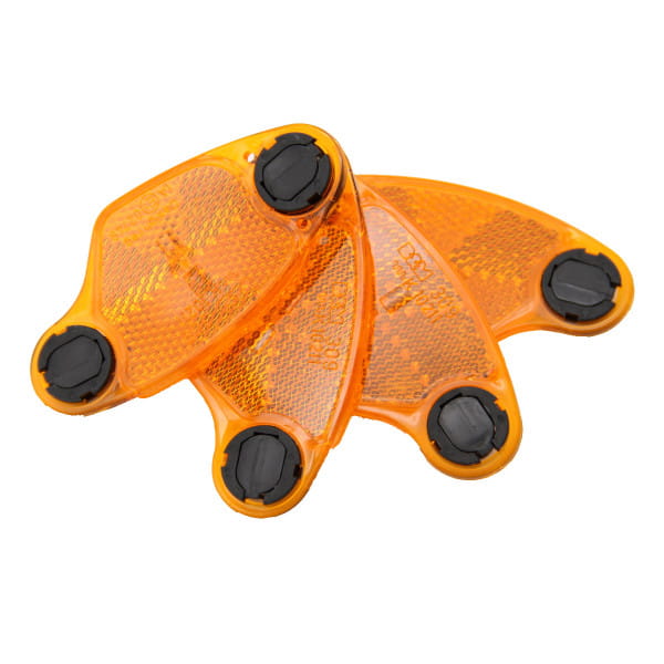 orange spoke reflectors