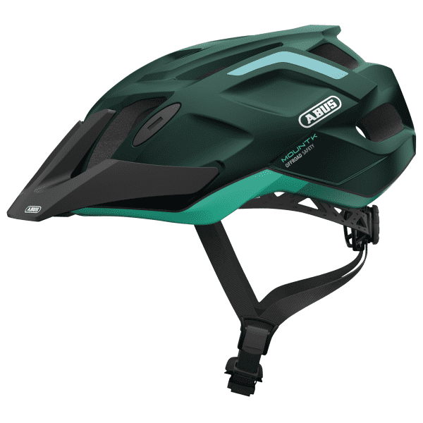 turquoise bike helmet