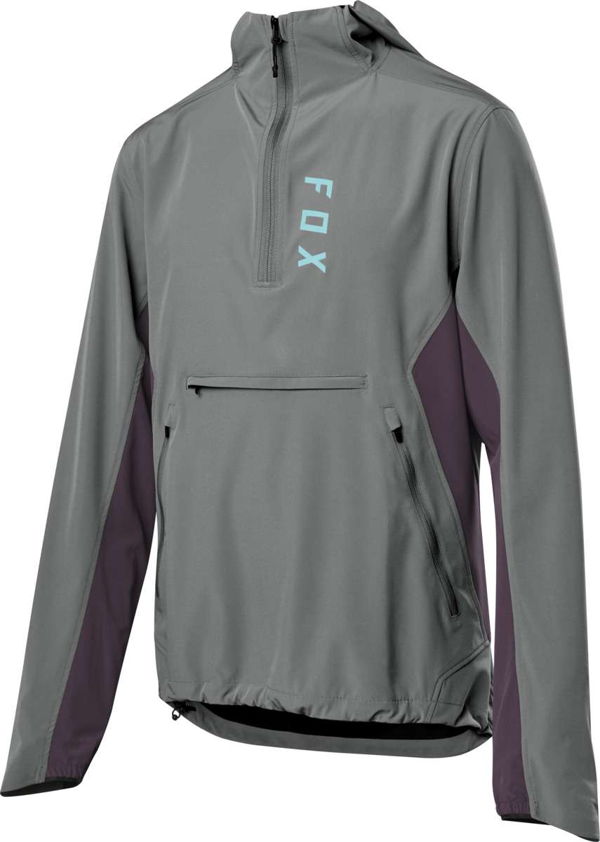 Fox Racing Ranger Wind Pullover Grau/Lila/Petrol